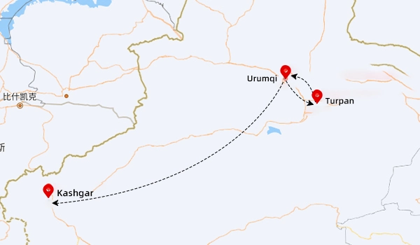Tour di 7 giorni nello Xinjiang