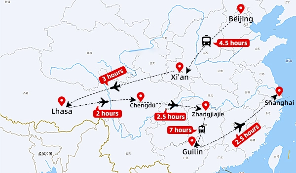 Viaggio di 16 giorni alla scoperta della Cina e del Tibet