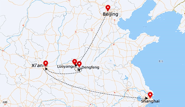 Tour di 10 giorni nelle antiche capitali della Cina